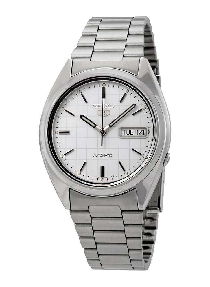 Seiko 5 ساعة تناظرية أوتوماتيكية من الفولاذ المقاوم للصدأ SNXF05K1  - Image 1