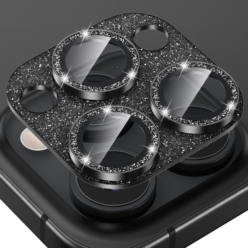 Tensea for iPhone 16 Pro/iPhone 16 Pro Max/iPhone 15 Pro/iPhone 15 Pro Max Camera Lens Protector, Metal Aluminum Alloy Tempered Glass Cover Camera Screen Protector Accessories, Case Friendly - Image 1