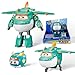 Super Wings 5 Transformable Toys Tino Mini Tino Pet 3 in 1 Transforming Dinosaur Airplane Robot Educational Action Figure for Boys Girls Age 3 Dinosaur Toy for Preschool Play - Image 2