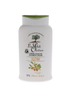 LE PETIT OLIVIER Le Petit Olivier Argan Milk Shower Cream for Women  Nourishing and Hydrating Formula  84 oz  Luxurious Moisture for Soft Smooth Skin 
