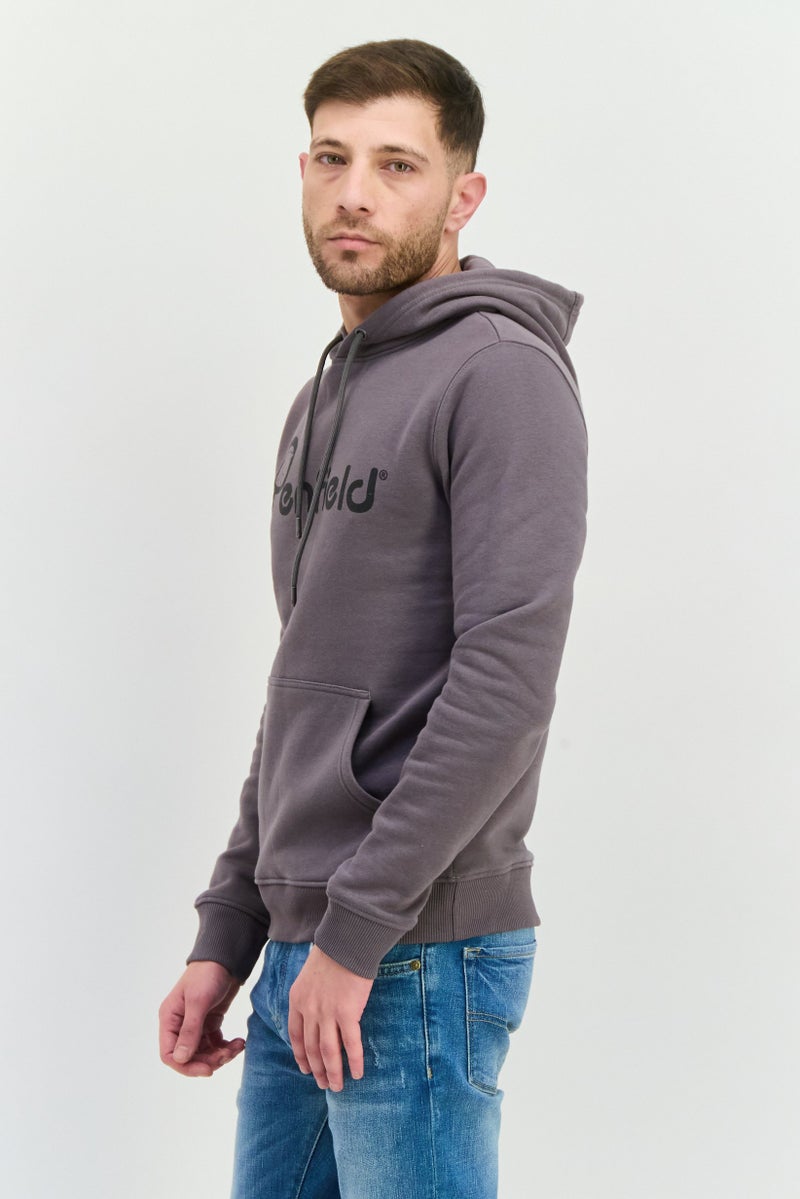 Penfield هودي للرجال بشعار العلامة التجارية بأكمام طويلة، رمادي - Image 2