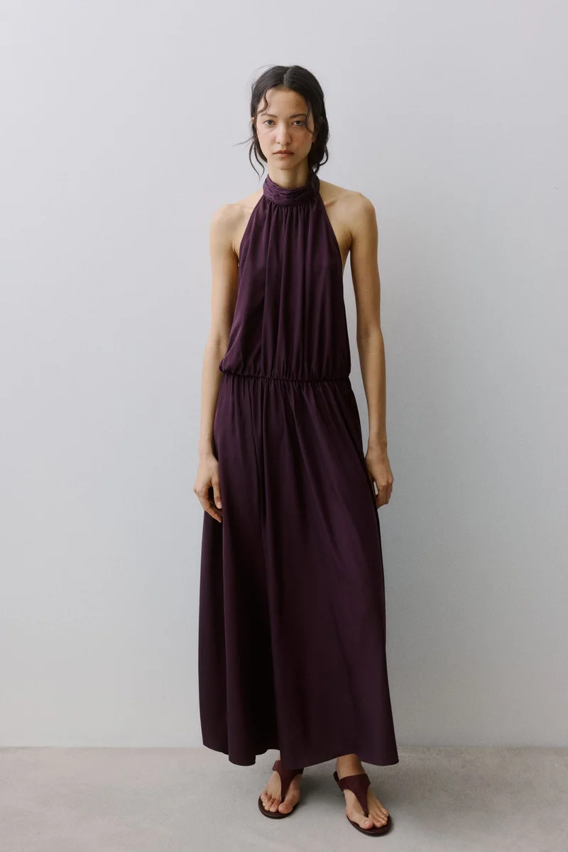 H&M  Long halterneck dress for Women | Best Price UAE