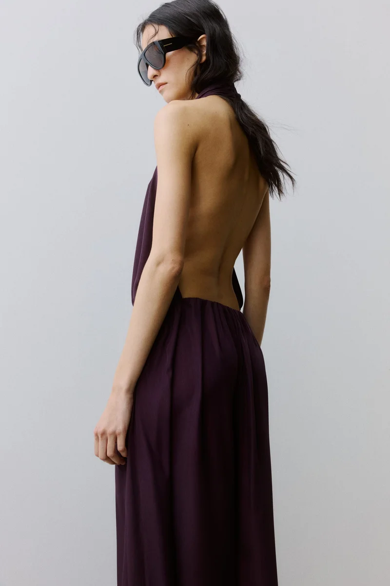 H&M  Long halterneck dress for Women | Best Price UAE