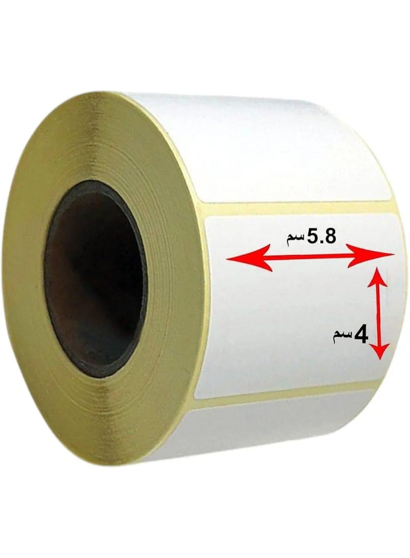 Thermal Scale Label Roll – 400 Labels – 4×5.8 cm – Barcode & Price Stickers - Image 2