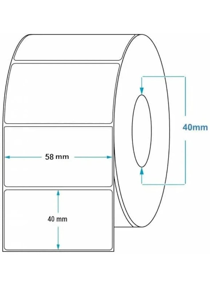 Thermal Scale Label Roll – 400 Labels – 4×5.8 cm – Barcode & Price Stickers - Image 4
