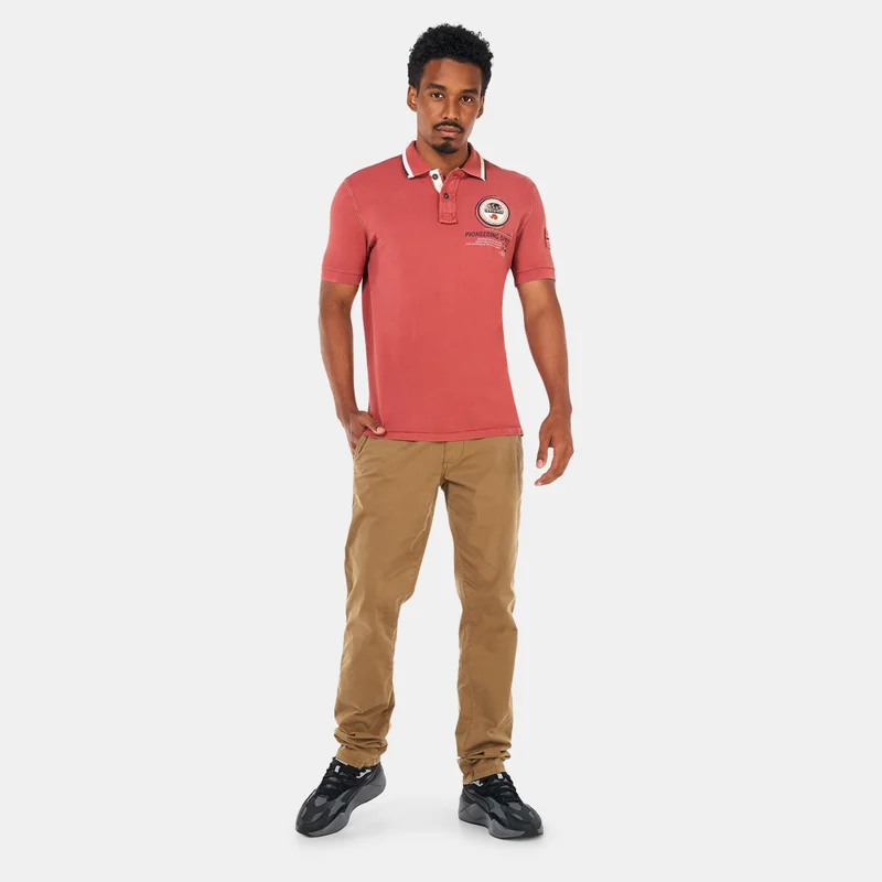 Napapijri Men's Gandy 3 Marsala Polo Shirt
