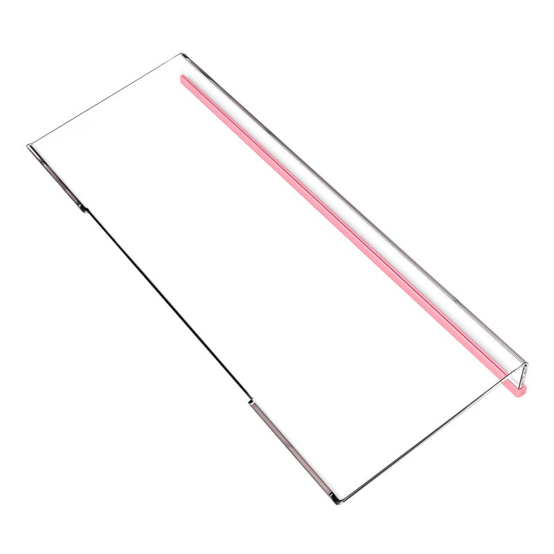 WINFFOR Comfortable Computer Keyboard Stand - Ergonomic Keyboard Riser Acrylic Tilted Keyboard Holder for Easy Typing&Working at Home Office - Fits All Keyboard Sizes - 17'' Wide (Crystal Clear) - Image 1