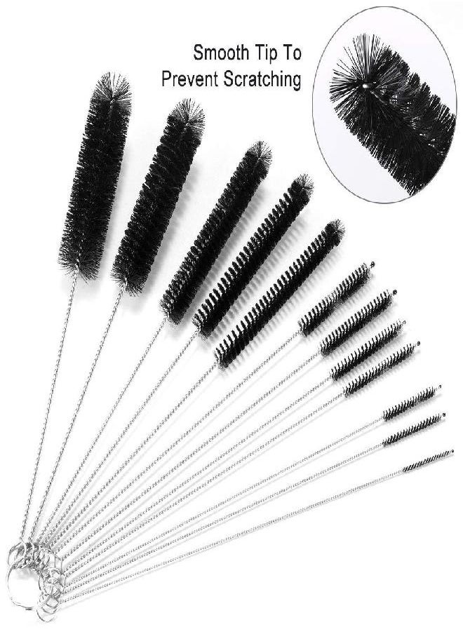 Kiemeu - Metal Straw Cleaner Brush Set,Water Bottle Straw Brush Cleaner,Wire Pipe Cleaner Brush Set - Image 1