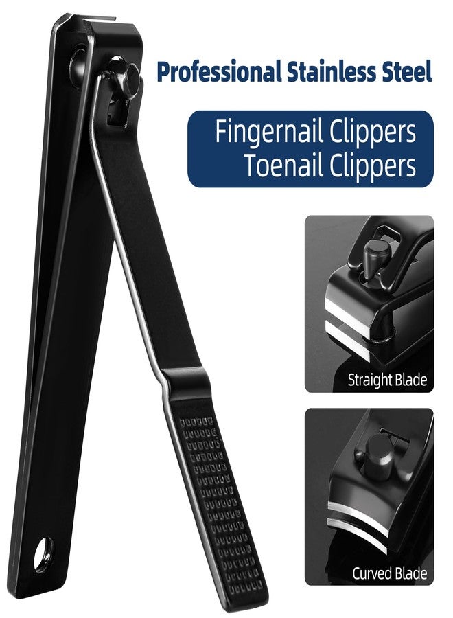 YMHB Nail Clippers Set, Ultra Sharp Toenail Clippers and Fingernail Clipper, Nail File, Nail Cutter, Nail Clippers for Adults Men Women, Gifts for Women Men, Christmas Stocking Stuffers for Adults Men - Image 2