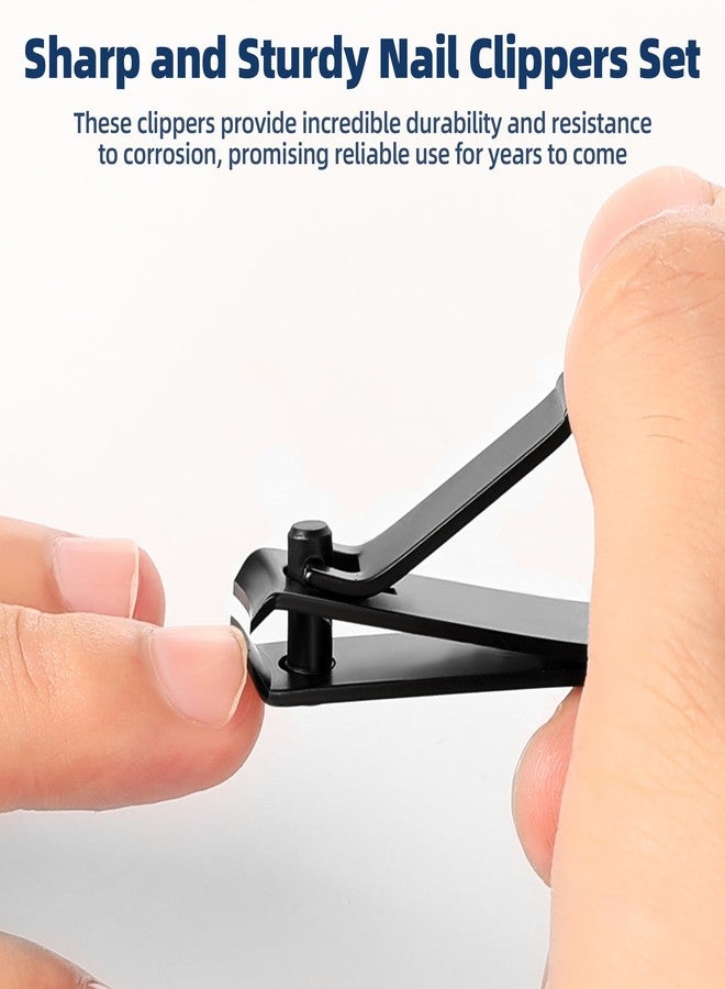YMHB Nail Clippers Set, Ultra Sharp Toenail Clippers and Fingernail Clipper, Nail File, Nail Cutter, Nail Clippers for Adults Men Women, Gifts for Women Men, Christmas Stocking Stuffers for Adults Men - Image 3