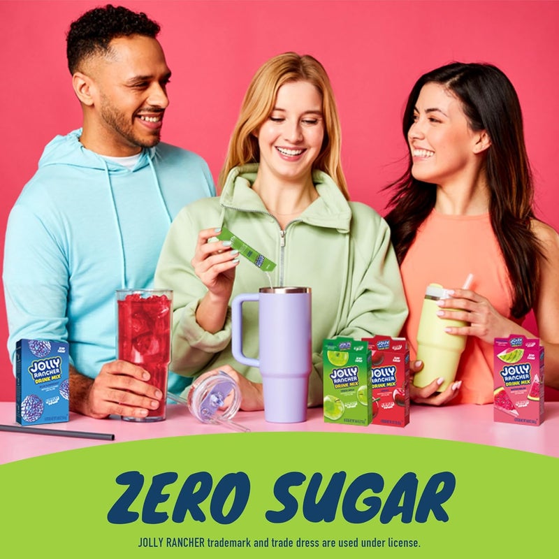 SINGLES TO GO! خليط مشروبات جولي رانشر الفردية الجاهزة، نكهة التفاح الأخضر - خالي من السكر، 72 حصة، فقط أضف الماء - Image 4