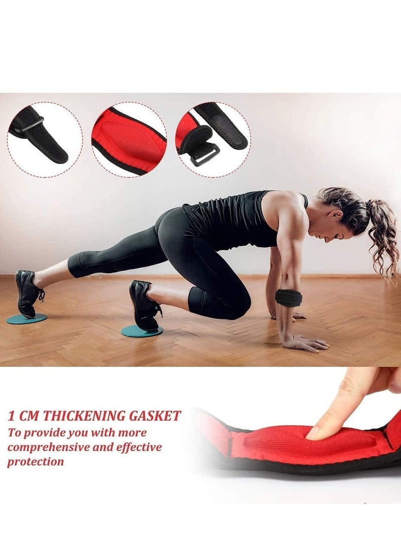 NIBEMINENT Elbow Support Brace, for Tennis and Golfer's Pain Relief, or Men Women, Adjustable Strap Arm Brace with EVA Compression Pad Weightlifting - Image 5