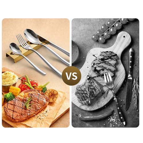 maiwalk Cutlery Rests Stand for Chopsticks Spoon Knife Teaspoons Salad Fork Stainless Steel Flatware Tableware Rest Holder 6 PCS Dinner Table Settings (Silver, 14.5X4.5X1.5CM) - Image 5