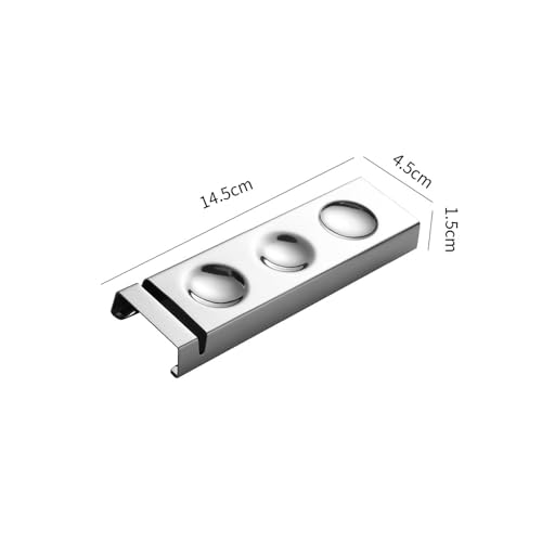 maiwalk Cutlery Rests Stand for Chopsticks Spoon Knife Teaspoons Salad Fork Stainless Steel Flatware Tableware Rest Holder 6 PCS Dinner Table Settings (Silver, 14.5X4.5X1.5CM) - Image 2