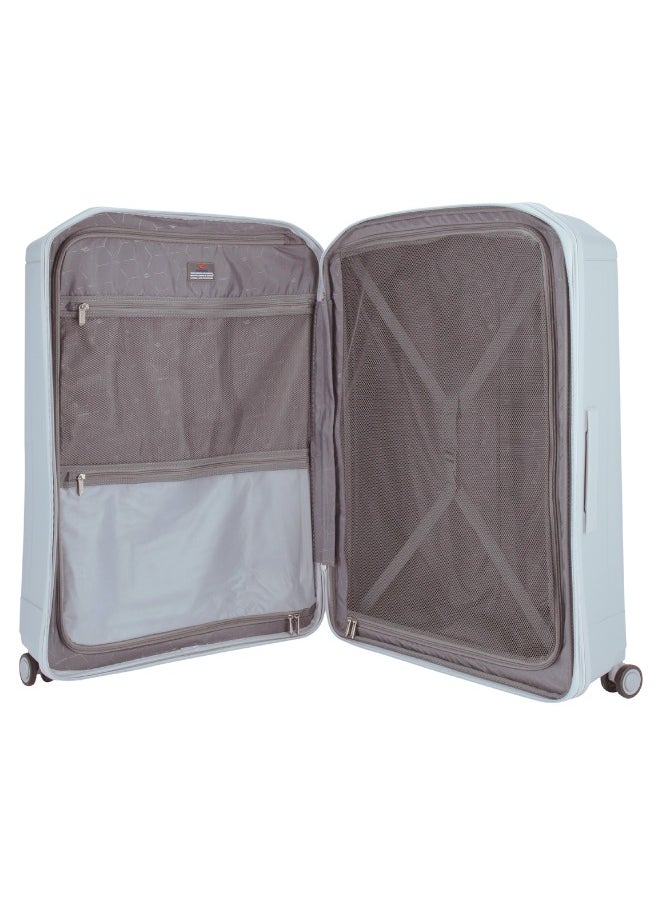 SONADA Sonada Unbreakable Luggage Unisex ,Double Zipper ,Expandable, TSA Lock With 4 Double Silent Wheels Set of 4(Silver)  - Image 5