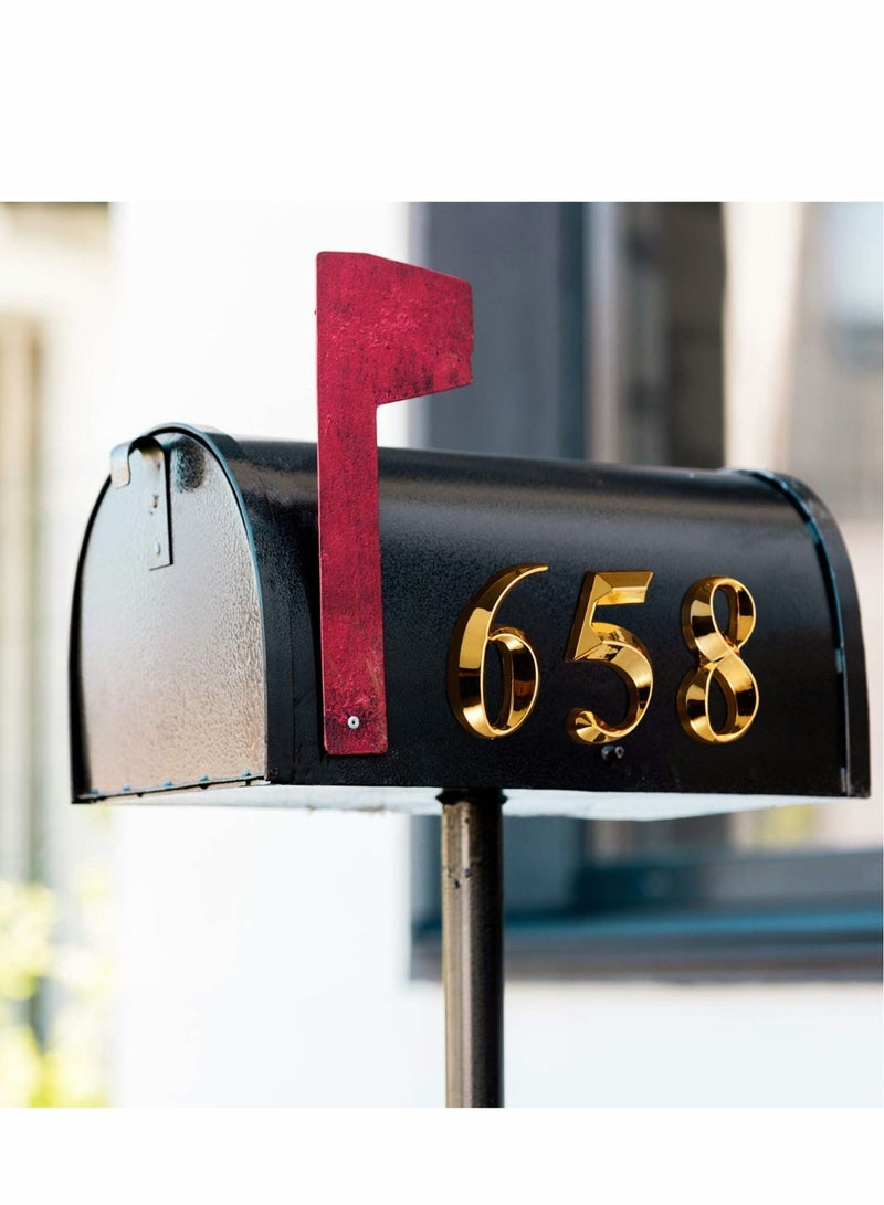 Captaintech 3D Mailbox Numbers 0-9 Self-Adhesive 2 Inch Address Number Stickers Door House Numbers Style Street Mailbox Sign for Apartment Home Office - Image 3
