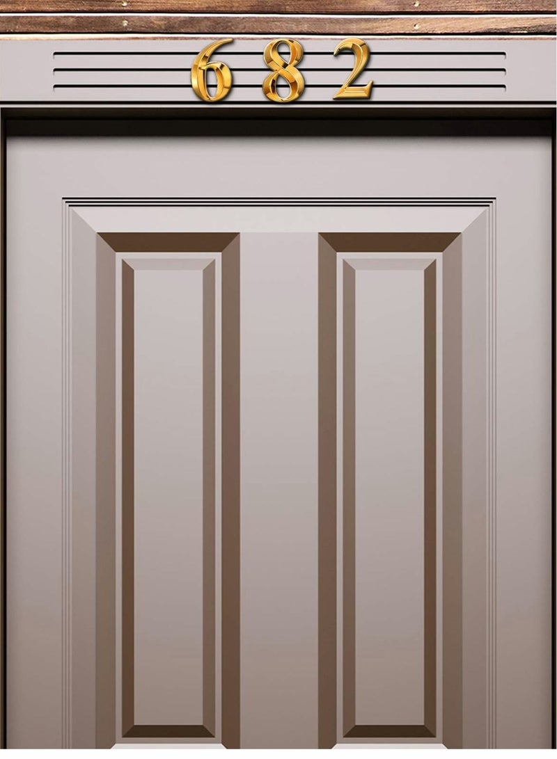 Captaintech 3D Mailbox Numbers 0-9 Self-Adhesive 2 Inch Address Number Stickers Door House Numbers Style Street Mailbox Sign for Apartment Home Office - Image 4