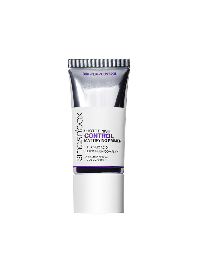 SmashBox Smashbox Photo Finish Control Mattifying Makeup Primer | Salicylic Acid, Matte, Oil- Control, Vegan + Cruelty Free, 1 Fl Oz 