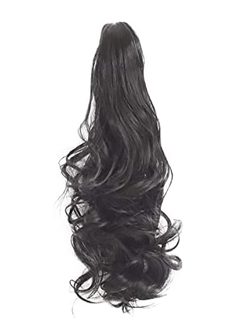 Estelle 40cm Ponytail Extension Claw Curly Wavy Jaw Clip in Synthetic Hairpiece One Piece Hair Extensions Ponytail A Jaw Long Pony Tails for Women - Image 1