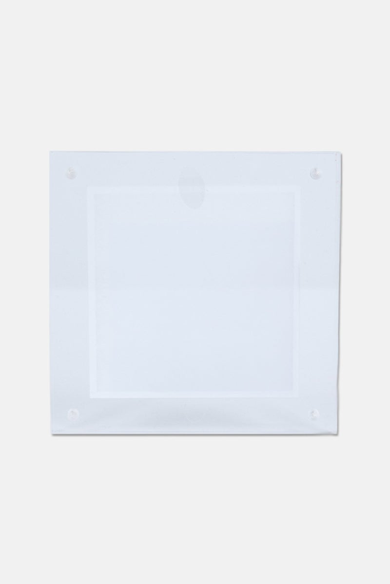 Isaac Jacobs Clear Acrylic Magnetic Block Picture Frame, Transparent - Image 3