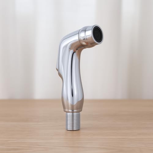 HOMEMATES Silver ABS Handheld Health Faucet Jet Spray Set, High-Pressure Toilet Sprayer with 1.2m Hose, Leakproof Nozzle, Wall Hook & Screws for Bathroom Hygiene - Image 5