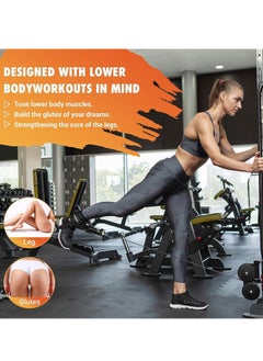 Halamine Gym Ankle Straps for Cable Machines, 2 PCS Comfortable Padded Ankle Cuffs for Kickbacks, Double D-Ring Attachment, Leg Extensions, Glute Workout, Curls & Hip Abductors Exercise for Man & Women  - Image 5