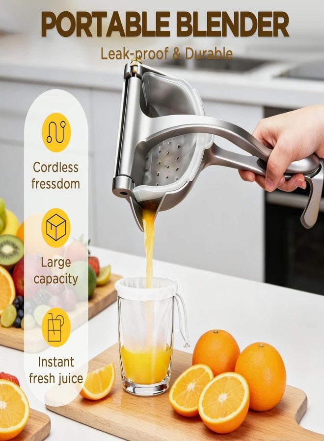 IMGROSE Fruit Juice Squeezer, Lemon Squeezer Manual, Non-Slip Ergonomic Grip, Easy to Use & Clean, 2026 New Upgraded Efficient Extraction of Citrus, and Other Fruits - Image 4