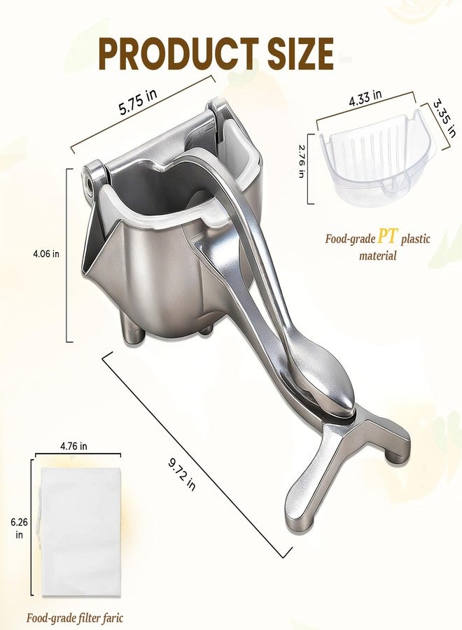 IMGROSE Fruit Juice Squeezer, Lemon Squeezer Manual, Non-Slip Ergonomic Grip, Easy to Use & Clean, 2026 New Upgraded Efficient Extraction of Citrus, and Other Fruits - Image 2