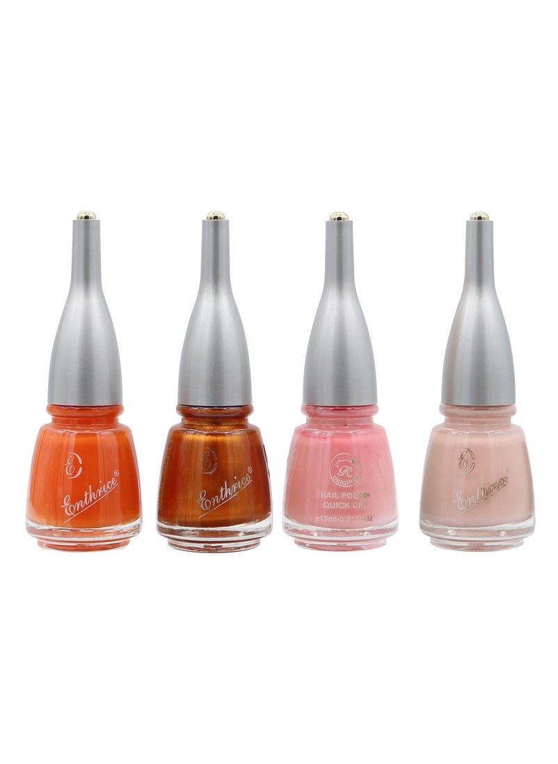 Enthrice Quick Dry Nail Polish 15ml Combo 6-18-35-42 Pack of 4 - pzsku/ZAB183BACB693C05A191DZ/45/_/1693894289/45308963-63af-4383-bf84-30e8ffea9250