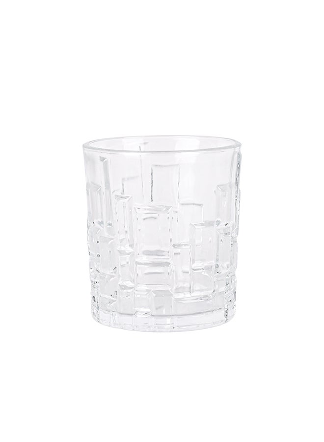 Ollieroo كؤوس ويسكي قديمة مزخرفة - كوب زجاجي متين سعة 200 مل للكوكتيلات، الماء، العصير، البيرة، الويسكي، الكونياك، مجموعة زجاجيات، أدوات مائدة، آمنة للغسالة. - Image 5