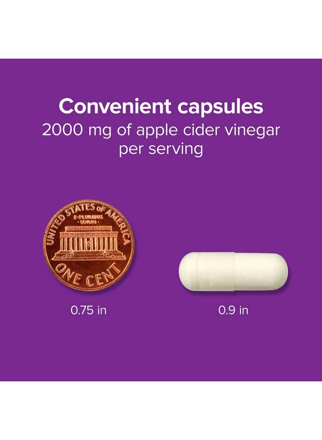 Webber naturals Webber Naturals Apple Cider Vinegar 2000 mg with The Mother, High Potency, 300 Capsules, 2000 mg per Serving, Natural Digestion Support, Non-GMO, Gluten, Dairy & Sugar Free - Image 4