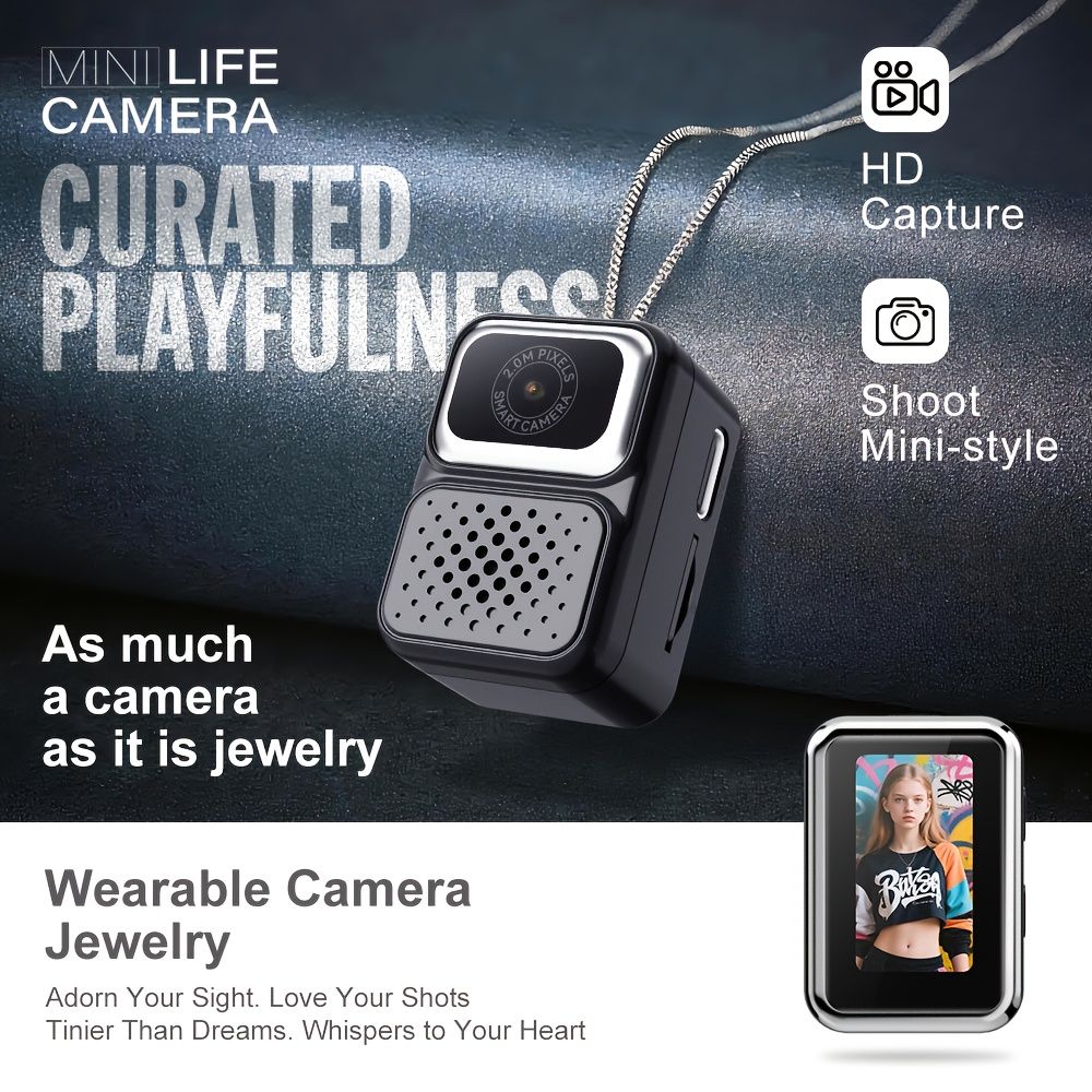 عام Minilife Mini Life Hands Free Camera Necklace