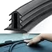 Hugwits Car Dashboard Seal Strip 2M656Ft Cuttable Rubber Center Console Soundproof Dustproof Sealing Strip Universal Dashboard Gap Seal Trim Black - Image 2