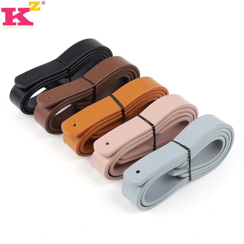 New Diy Hand-Woven Material Bag With Accessories Brown Color Matching Color Contrast Hyun-A Shoulder Strap Handle All-Match - Image 3