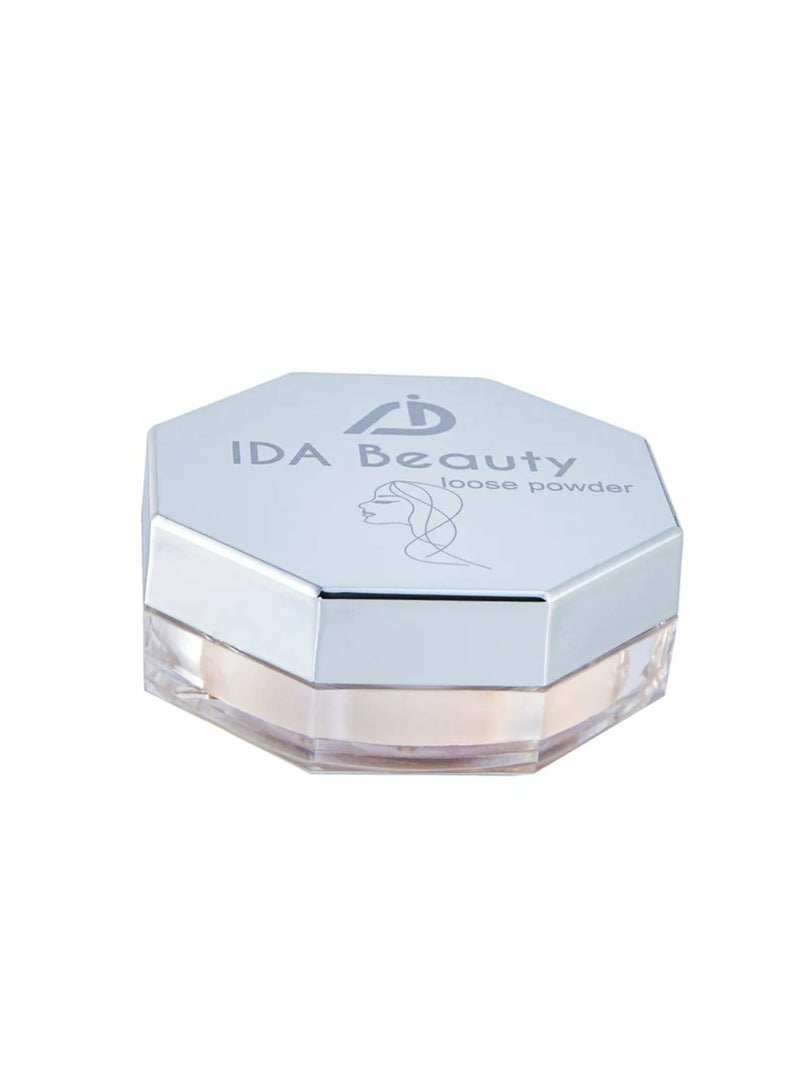 IDA Beauty Weightless Loose Setting Powder | Long-Lasting, Oil-Absorbing, Flawless Matte Finish (Glam 03))) - Image 5