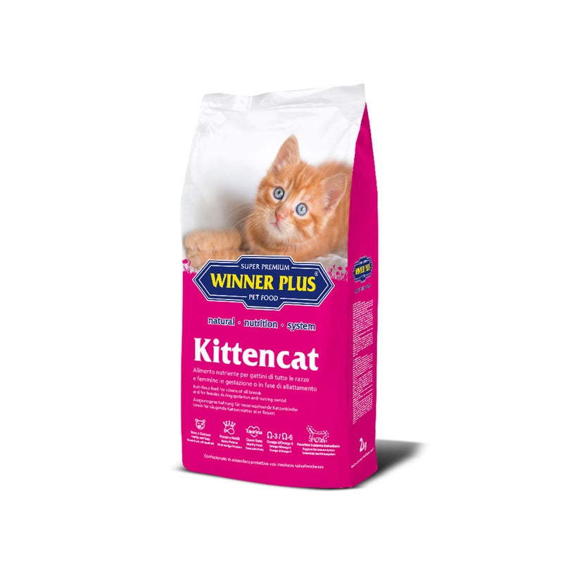 Winner Plus KittenCat Dry Cat Food | Premium German Formula | Growth & Immunity Support | Kittens | 2 Kg - Image 1