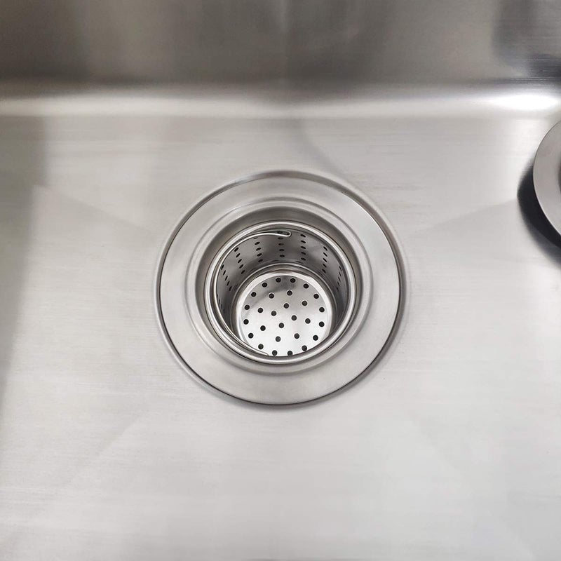 Gzila Kitchen Sink Drain Basket Only  3-Inch Basket For Kitchen Sink Strainer Replacement  Deep Cup With Handle  Sus 304 Stainless Steel - Image 5