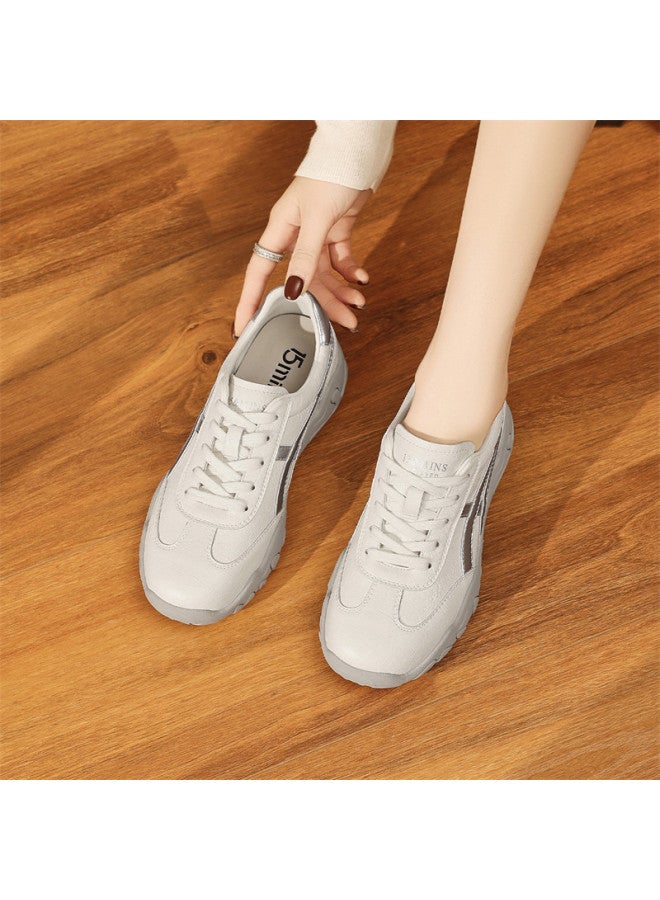 15MINS Belle International's D-91 Training Shoes 2026 Spring Platform Sneakers Thick Sole Height-increasing Casual Sports Women's Shoes - Image 3