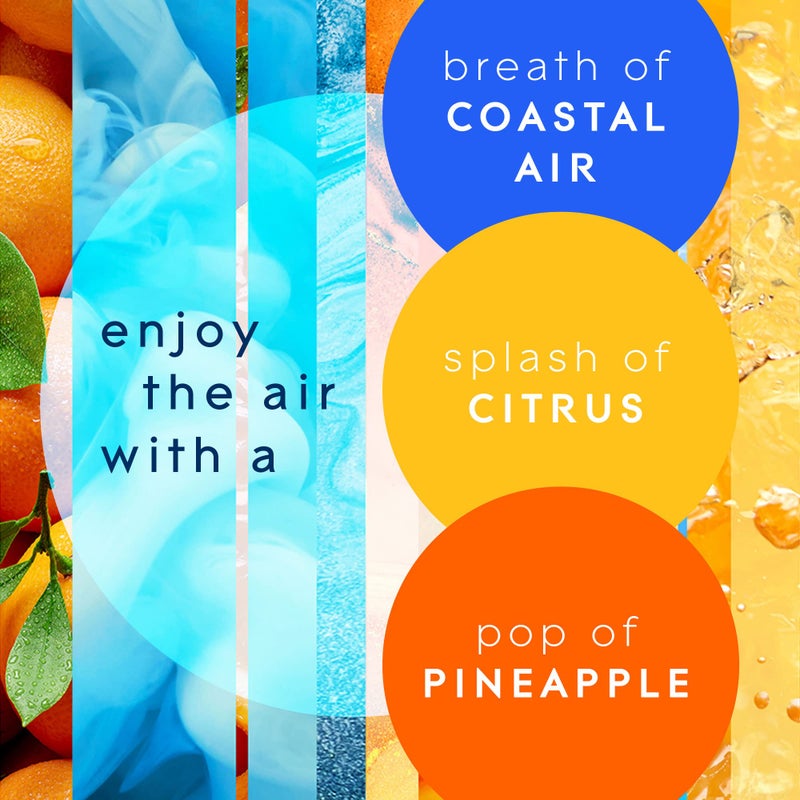 Glade Automatic Spray Refill, Air Freshener for Home and Bathroom, Coastal Sunshine Citrus, 6.2 Oz, 3 Count - Image 3