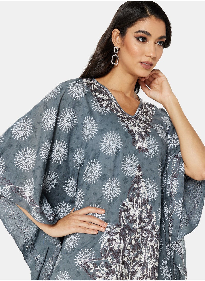 ARABIAN CLOSET EMBROIDERED KAFTAN  - Image 3