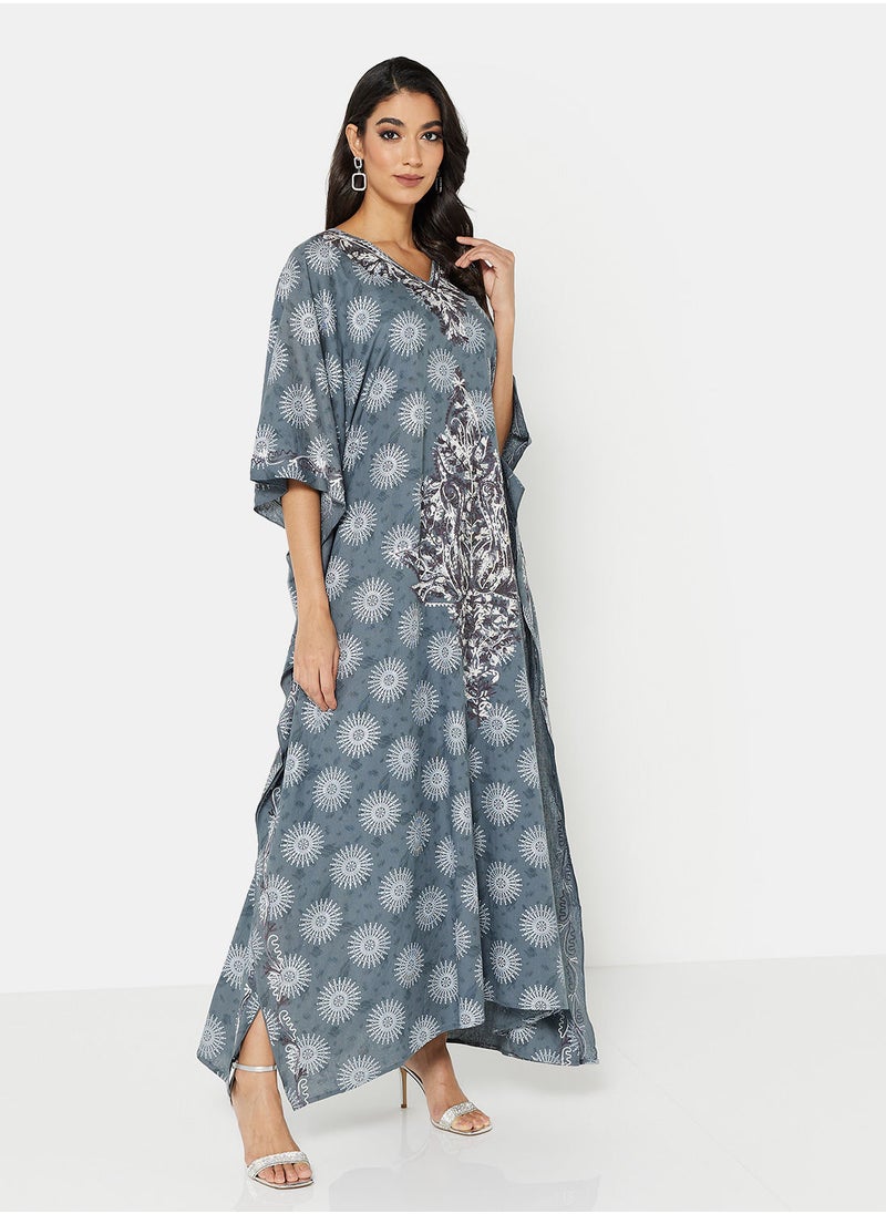 ARABIAN CLOSET EMBROIDERED KAFTAN  - Image 1