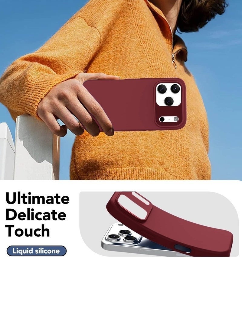 ACLIX Soft Liquid Silicone Case Cover for Apple iPhone 17 Pro Max 5G (2025) – Slim Shockproof Full Body Protective Phone Case with Anti-Scratch Microfiber Lining & Smooth Matte Finish – Maroon (MCRPSN) - Image 4