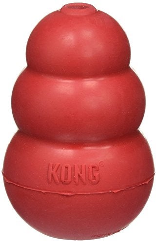 Kong Classic Medium Dog Toy Red Medium Pack of 2 - Image 1