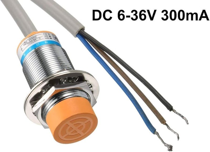 LJ30A3 مستشعر القرب الحثي 15 ملم مفتاح PNP NO DC 6-36 فولت 3 أسلاك أسطواني لمحاذاة سرير الطابعة ثلاثية الأبعاد - Image 3