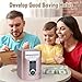 Refasy Touchscreen Piggy Bank ATM Bank Toy for Kids Age 312 Electronic Money Bank Coin Bank with Music Kids Safe Birthday Xmas Gifts Toys for 3 4 5 6 7 8 9 10 11 12 Year Old Boys Girls Rose Gold - Image 4