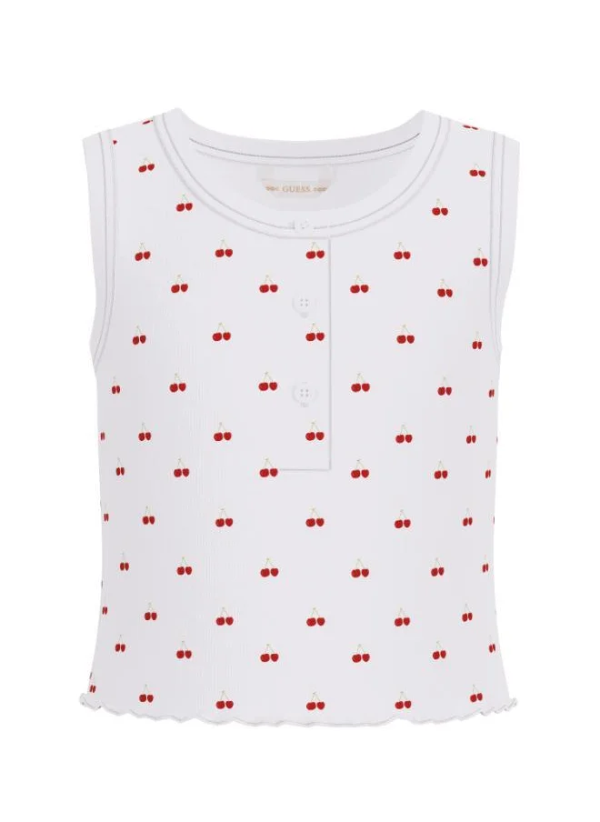 جس Kids Fancy Rib Tops