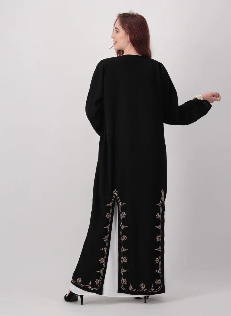 Rosette Abaya Abaya Set Elegant Embroidery