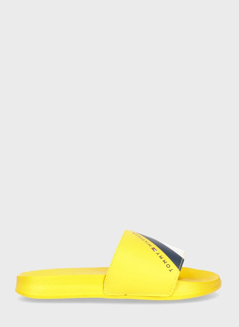 TOMMY HILFIGER Kids Slip On Slides