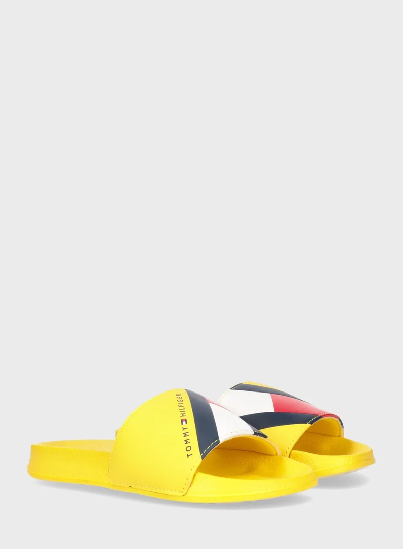 TOMMY HILFIGER Kids Slip On Slides