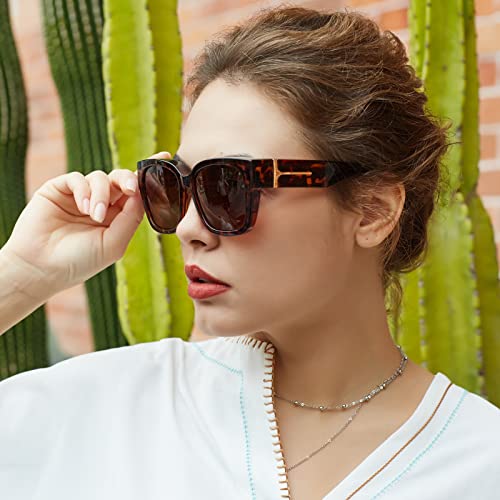Face Shadow Polarized Sunglasses Over Glasses for Women Men, Fit Over Glasses Sunglasses Square Oversized Sunglasses UV Protection Lightweight - Image 3